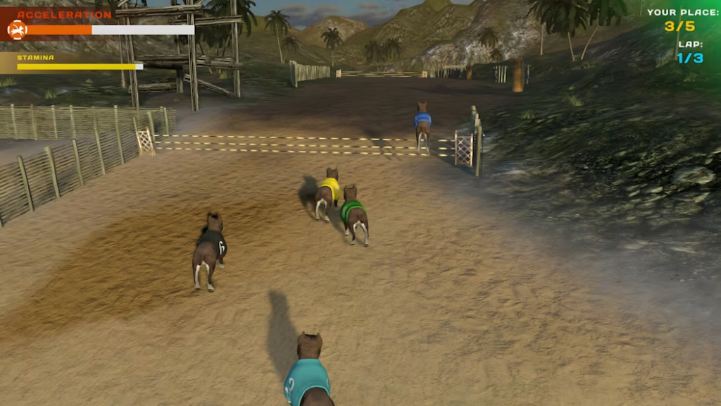 DOG RACING - LOVELY PET FRIENDS PAW