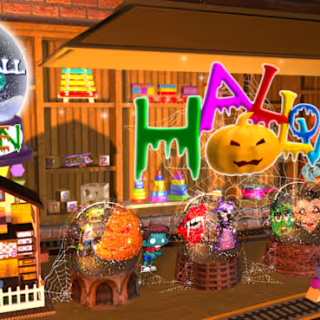 Halloween Snowball Bubble