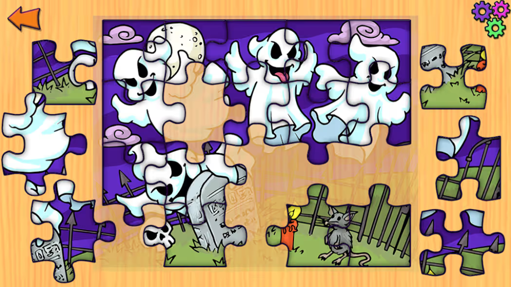 Halloween Jigsaw Puzzles - Puzzle Game for Kids & Toddlers
