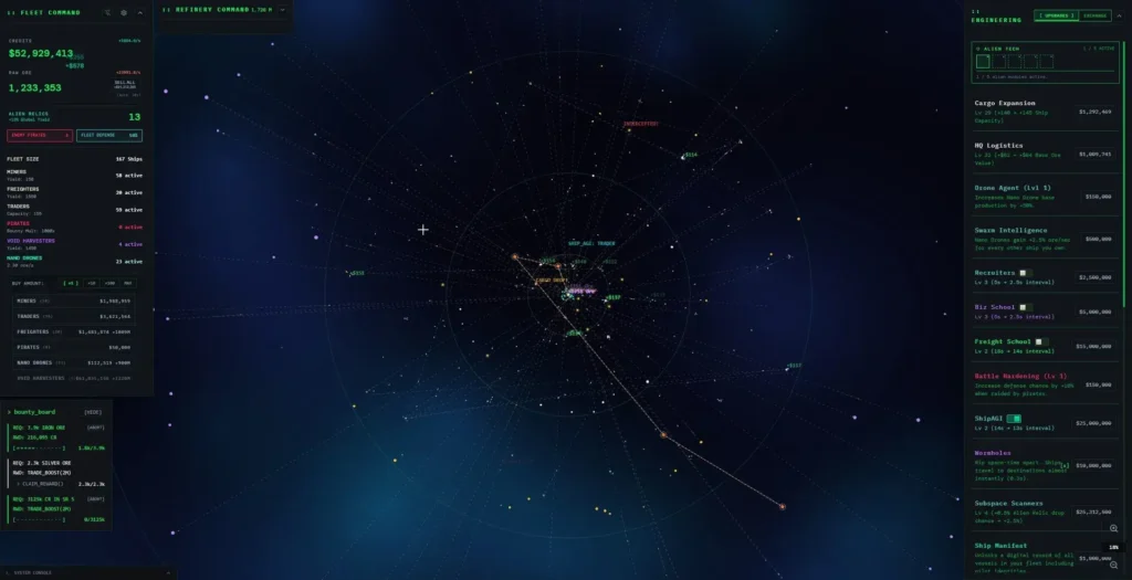 Desk Space: Idle Spacefleet clicker