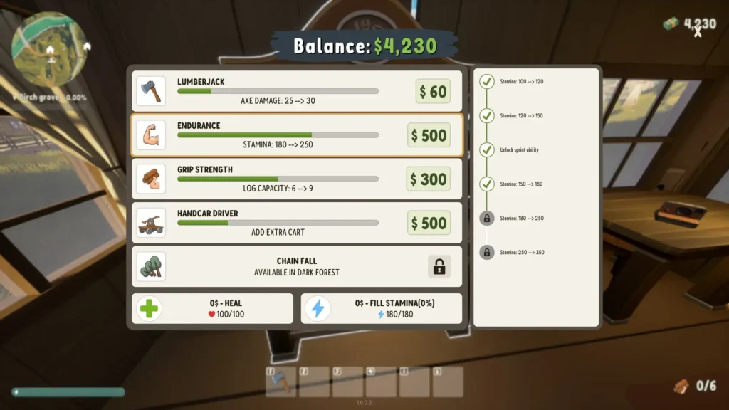 A Game About Chopping Trees